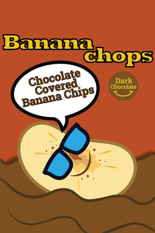Coco Chops Banana Chips Packaging Design