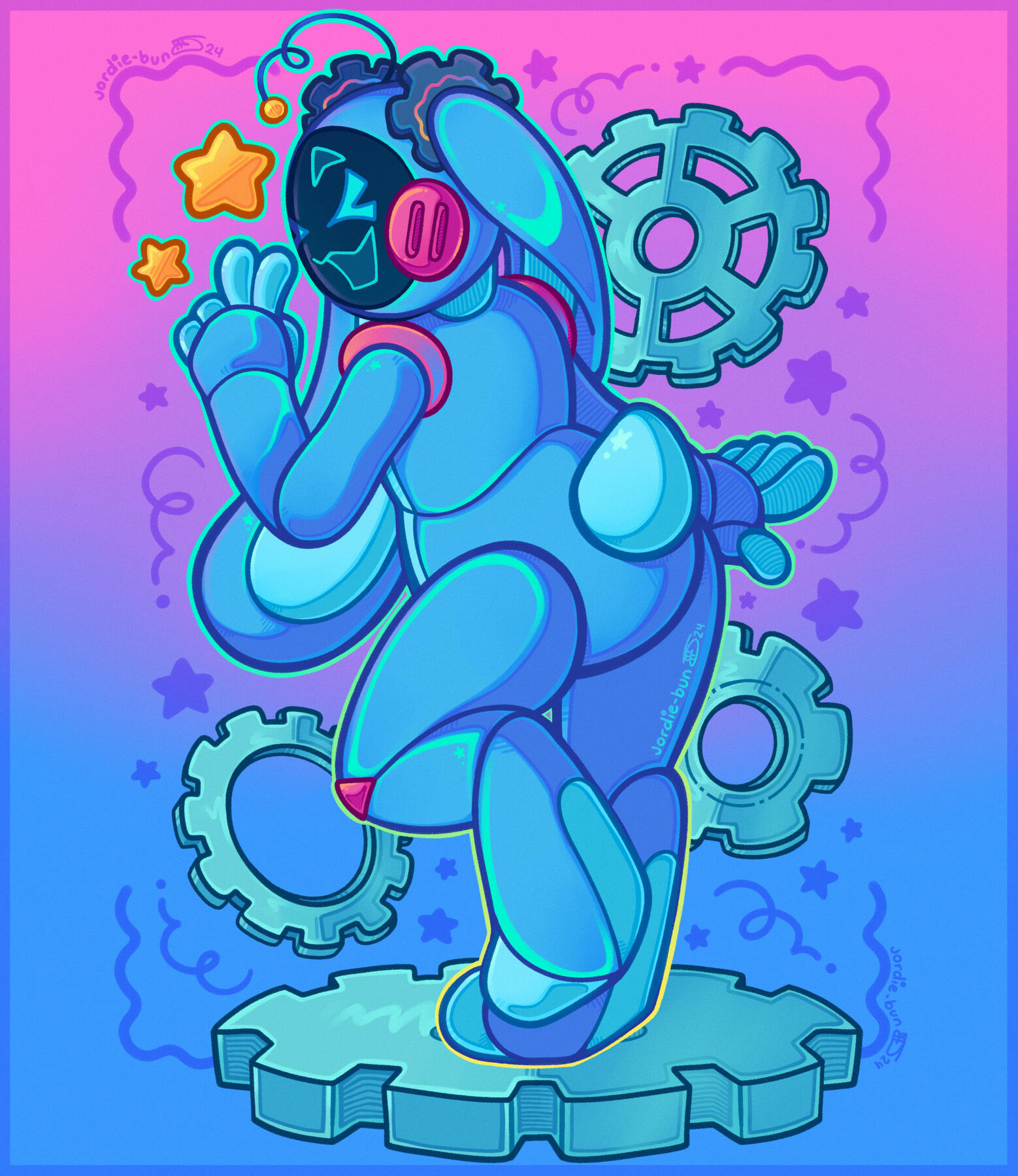 11-19-24 | "Little bunbot" - OC