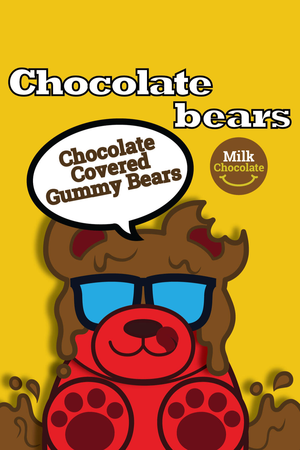 Coco Chops Gummy Bears Packaging Design