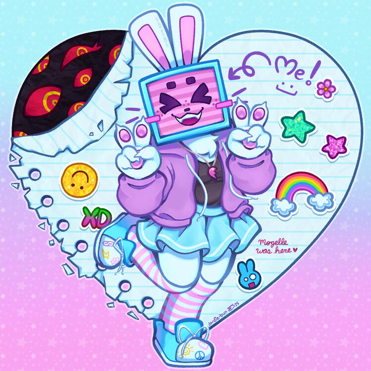 10-4-25 | Melanie from Regretevator fanart (ft. folly ;])