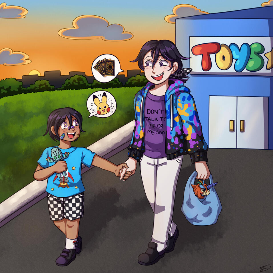 6-21-21 | Kokichi + OC Commission!